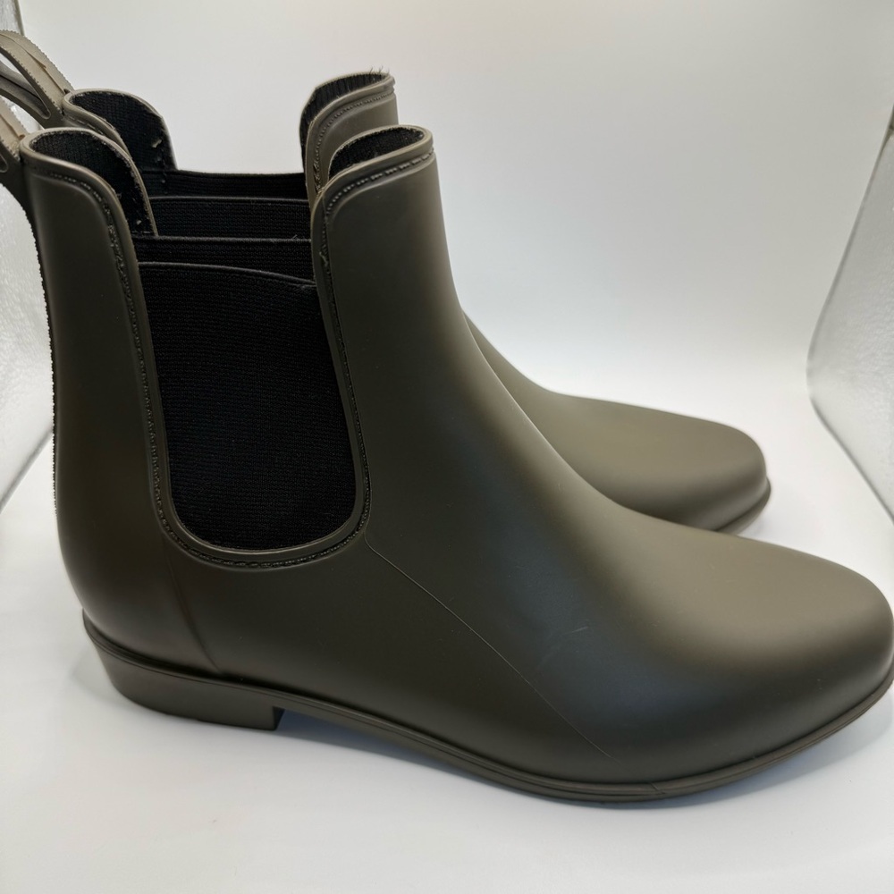 Forest Green Women's Rain Boots - Picture 3 of 12